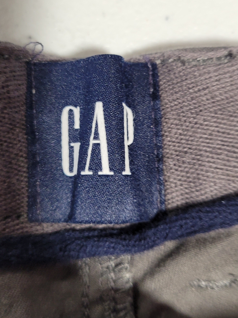 Women's Casual Gray Chinos - Classic Straight Fit - Picture 2 of 5